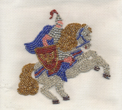 beaded knight